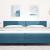 Tăblie cap cu headboard Albastru închis 200 cm Catifea GartenMobel Dekor