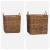 Coș pentru plante cu depozitare 2 pcs Maro Ratan Lacak GartenMobel Dekor