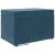 Taburet albastru 61 x 41 x 40 cm Catifea și lemn stratificat GartenMobel Dekor