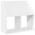 Raft pentru copii Alb lucios 72,5 x 29,5 x 69 cm Lemn compozit GartenMobel Dekor