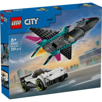LEGO CITY AVION CU REACTIE VS MASINA 60489 SuperHeroes ToysZone