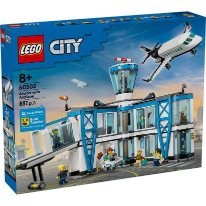 LEGO CITY AEROPORT CU AVION 60502 SuperHeroes ToysZone