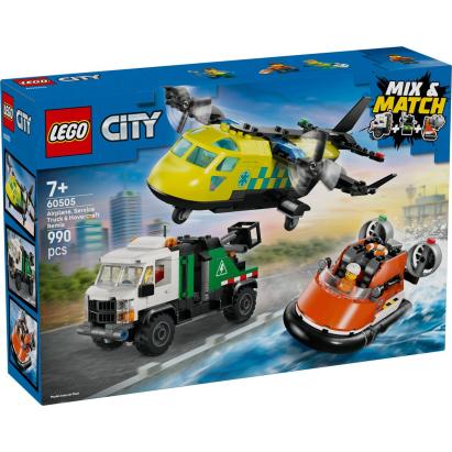 LEGO CITY AVION AUTOSPECIALA DE SERVICE SI AEROGLISOR IN VERSIUNI ADAPTATE 60505 SuperHeroes ToysZone