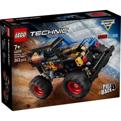 LEGO TECHNIC MONSTER JAM GRAVE DIGGER FOC SI GHEATA 42219 SuperHeroes ToysZone