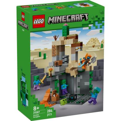 LEGO MINECRAFT TEMNITA CU ZOMBI 21587 SuperHeroes ToysZone