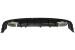 Difuzor Bara Spate si Ornamente Evacuare Audi A6 C8 4K Avant Sedan (2018-up) RS6 Design Negru Lucios Performance AutoTuning