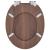Capacul de toaletă 2 pcs Maro 44 x 38 cm Placă MDF GartenMobel Dekor
