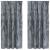 Cortine din catifea 2 pcs Gri argintie 175 x 140 cm Catifea GartenMobel Dekor