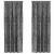 Cortine din catifea cu perdele 2 pcs Gri 260 x 140 cm Catifea GartenMobel Dekor