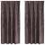 Cortine din catifea cu perdele 2 pcs Maro 175 x 140 cm Catifea GartenMobel Dekor