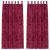 Cortine din catifea cu perdele 2 pcs bordo 245 x 140 cm Catifea GartenMobel Dekor