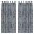 Cortine din catifea 2 pcs Gri argintie 225 x 140 cm Catifea GartenMobel Dekor