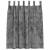 Cortine din catifea cu perdele 2 pcs Gri 140 x 140 cm Catifea GartenMobel Dekor