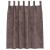Cortine din catifea cu perdele 2 pcs Maro 140 x 140 cm Catifea GartenMobel Dekor