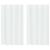 Cortină din Voile cu perdele 2 pcs Alb 175 x 140 cm Poliester GartenMobel Dekor