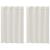Cortină din Voile cu perdele 2 pcs Crem 140 x 140 cm Poliester GartenMobel Dekor