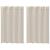 Cortină din Voile 2 pcs Nisipiu 140 x 140 cm Poliester GartenMobel Dekor