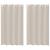 Cortină din Voile 2 pcs Nisipiu 175 x 140 cm Poliester GartenMobel Dekor