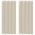 Cortină din Voile 2 pcs Nisipiu 225 x 140 cm Poliester GartenMobel Dekor