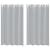 Cortină din Voile 2 pcs Gri închis 175 x 140 cm Poliester GartenMobel Dekor