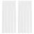 Cortină din Voile cu perdele 2 pcs Alb 175 x 140 cm Poliester GartenMobel Dekor