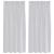 Cortină din Voile 2 pcs Gri deschis 175 x 140 cm Poliester GartenMobel Dekor