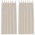 Cortină din Voile 2 pcs Nisipiu 225 x 140 cm Poliester GartenMobel Dekor