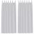 Cortină din Voile 2 pcs Gri deschis 260 x 140 cm Poliester GartenMobel Dekor