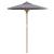 Parasol de Grădină Gri închis Ø 270 x 260 cm Bambus GartenMobel Dekor