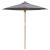 Parasol de Grădină Gri închis Ø 270 x 260 cm Bambus GartenMobel Dekor