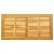 Placă de masă Maro 100 x 50 x 2 cm Lemn Solid de Acacia GartenMobel Dekor