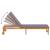 Șezlong Maro 202 x 53 x 89 cm Lemn Solid de Acacia GartenMobel Dekor