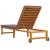 Șezlong Maro 202 x 53 x 89 cm Lemn Solid de Acacia GartenMobel Dekor