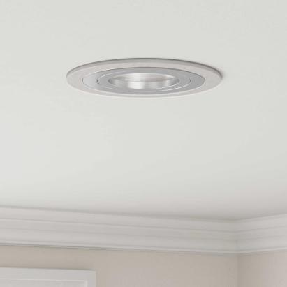 Spot 24 pcs Argintiu 9 x 9 x 2 cm Aluminiu GartenMobel Dekor