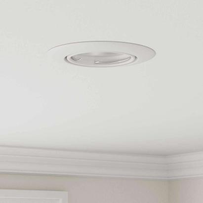 Spot 6 pcs Alb 9 x 9 x 2.5 cm Metal GartenMobel Dekor