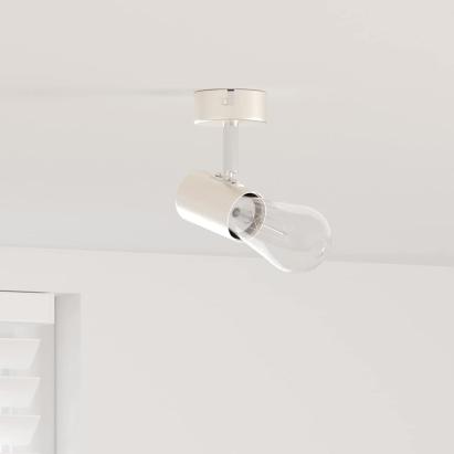 Spot de tavan Nichel 6,5 x 6 x 11,5 cm Metal GartenMobel Dekor