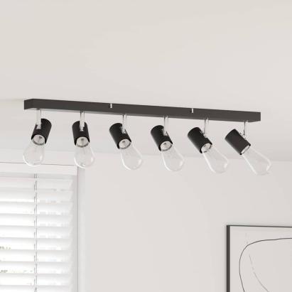 Spot de tavan Negru 73 x 6,5 x 11,5 cm Metal GartenMobel Dekor