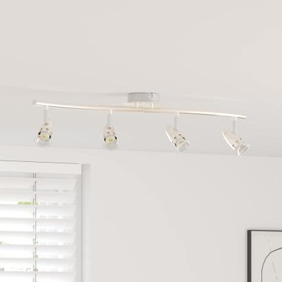 Spot de tavan Nichel 27 x 10 x 12 cm Metal GartenMobel Dekor