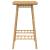 Masă de bar de exterior pătrată 55x55x100 cm bambus GartenMobel Dekor
