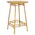 Masă de bar de exterior pătrată 55x55x100 cm bambus GartenMobel Dekor