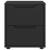 Noptiera "VISNES" Negru 45x40x50 cm Lemn prelucrat GartenMobel Dekor