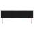 Tăblie cap cu headboard Negru 180 cm Piele artificială GartenMobel Dekor