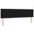 Tăblie cap cu headboard Negru 180 cm Piele artificială GartenMobel Dekor