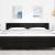 Tăblie cap cu headboard Negru 180 cm Piele artificială GartenMobel Dekor