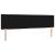 Tăblie cap cu headboard Negru 180 cm Piele artificială GartenMobel Dekor