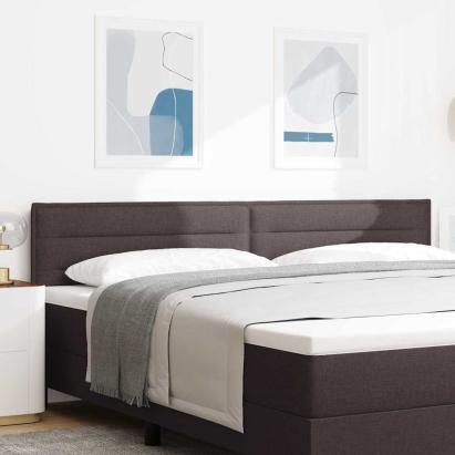 Tăblie cap cu headboard Maro închis 200 cm Piele artificială GartenMobel Dekor