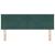 Tăblie cap cu headboard Verde închis 144 cm Catifea GartenMobel Dekor