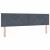 Tăblie cap cu headboard Gri închis 180 cm Catifea GartenMobel Dekor