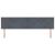 Tăblie cap cu headboard Gri închis 180 cm Catifea GartenMobel Dekor