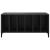 Comodă discuri, negru, 100x38x48 cm, lemn prelucrat GartenMobel Dekor
